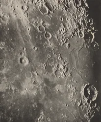 Lunar Photograph Capuanus - Bouillaud - Gassendi, 1896