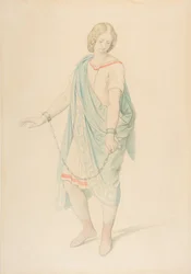 The Soprano Karoline Hetzenecker in the Role of Sesto in La Clemenza di Tito, ca. 1848