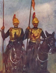 Bodyguard of His Highness Dogra Sowar Kashmir, 1903