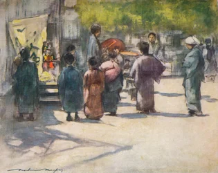 In Front of the Stall