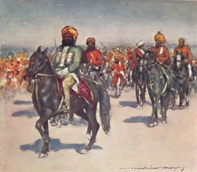 Native Horsemen in the Review of Native Retainers