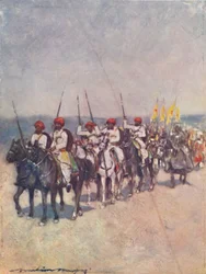Spear-bearers from Cutch, 1903
