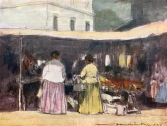A Fish Stall at Neuilly