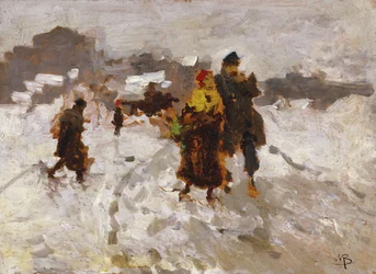 Figures in the Snow