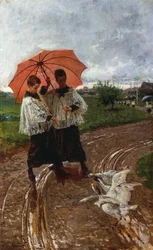 Returning from the festival
