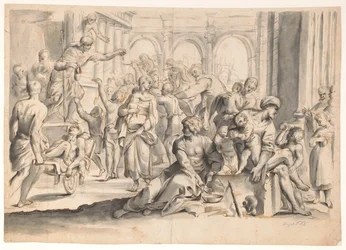 Saint Roch Distributing Alms