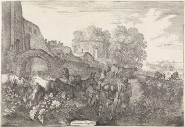 Landscape with Travelers