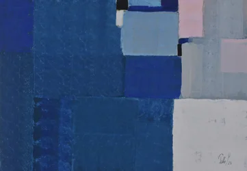 Blue Abstract Blocks