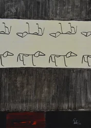 Minimalist Dachshund Pattern