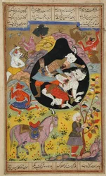 Rustam Slays the White Div