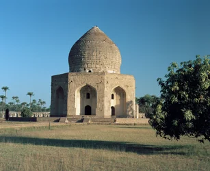 View of the mausoleum of Asif Khan located in Shahdara Bagh