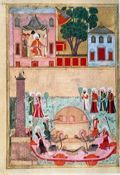 Glass Blower Show in the Constantinople Racecourse. Page from 