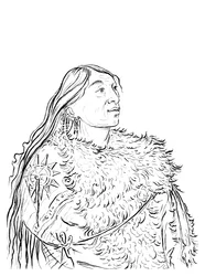 Portrait of a Native American Man, 1841