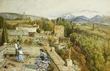 The Sierra Nevada from the Alhambra