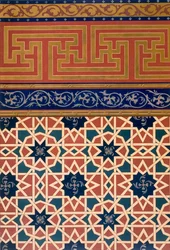 Architectural Decoration, Mosaic Work, Including Border