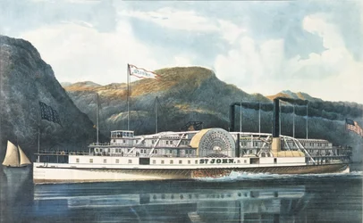 The Hudson River Steamboat `St. John
