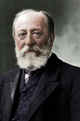 Camille Saint-Saens, French composer, organist, conductor, and pianist of the Romantic era