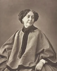 Georges Sand born Amantine Lucile Aurore Dupin, French novelist, 1804-1876