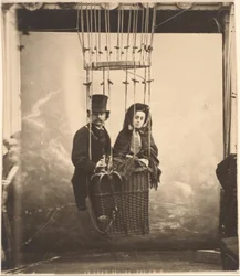 Nadar with His Wife, Ernestine, in a Balloon