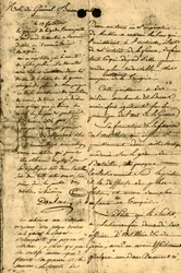 Note from General Bonaparte, 13 September 1795
