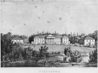 The Castle of Wierzchownia, Residence of Countess Evelina Hanska, Wife of the French Novelist Honore de Balzac