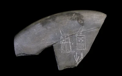 Fragment of Inscribed Stone Bowl, c.3285 BC