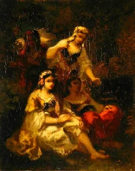 Four Spanish Maidens, c.1844-60