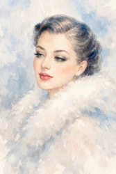 Elegant Winter Portrait