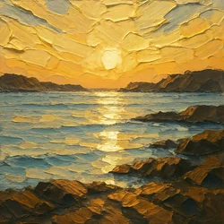 Golden Ocean Sunset