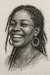 Joyful Dreadlocks Smile