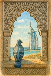 Pigeon Views Dubai