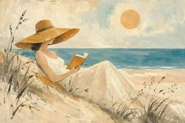 Serene Beach Reading