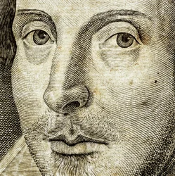 Portrait of William Shakespeare (detail)