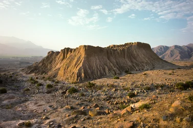 Moche Pyramid Pampa Grande in the Lambayeque Valley of Northern Peru