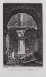 Interior of the Great Tower of Richmond Castle