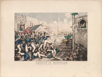 Battle of Monterey: The Americans Forcing Their Way to the Main Plaza, Sept. 23rd 1846