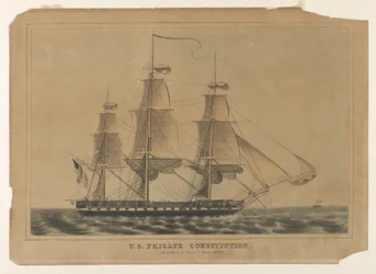 U.S. Frigate Constitution, 1838-46