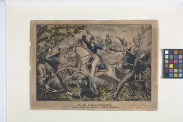 U. S. Dragoons, Cutting Their Way Through A Mexican Ambush
