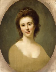 Portrait of Miss Sunning, head and shoulders