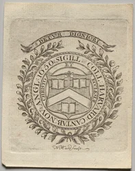 Bookplate: Seal of Harvard College