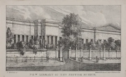 View of the New Library at the British Museum, c.1830