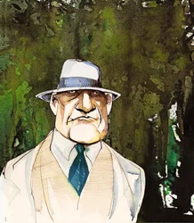 Jean Sibelius, Caricatured as an Older Man
