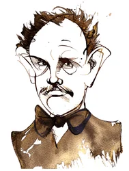 Richard Strauss, German Composer and Conductor (1864-1949); Caricature