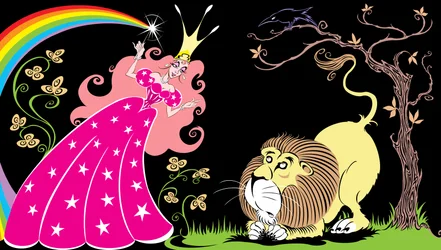 The Wonderful Wizard of Oz: Glinda the Good Witch and the Cowardly Lion