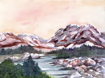 Rocky Hills and Water