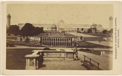 Exterior Long View of The Crystal Palace Building and Grounds
