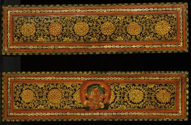 Book covers from a Shaiva manuscript