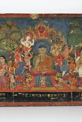 Detail (Buddhist manuscript cover)