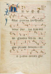 Saint Dominic in a Historiated Initial 