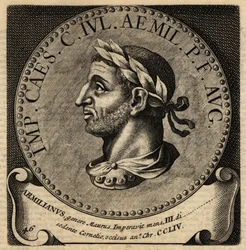 Portrait of Roman Emperor Aemilian